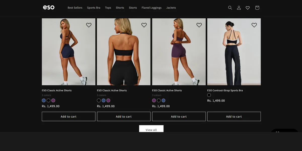 The same homepage before the redesign